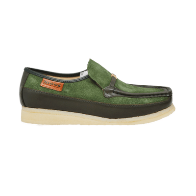 British Walkers Power Plus Leather and Suede Men’s Crepe Sole Slip On Shoes