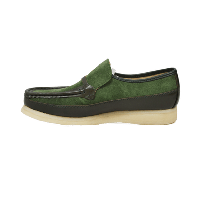 British Walkers Power Plus Leather and Suede Men’s Crepe Sole Slip On Shoes