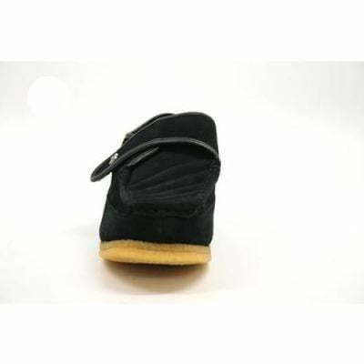 British Walkers Royal Old School Men's Black Leather and Suede Slip Ons