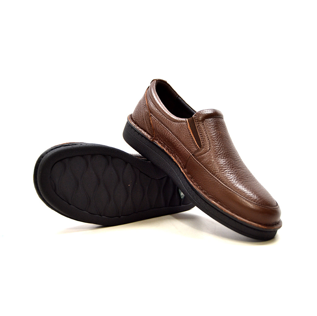 British Walkers Nottingham Men's Black Leather Everyday Slip On Shoes view 8