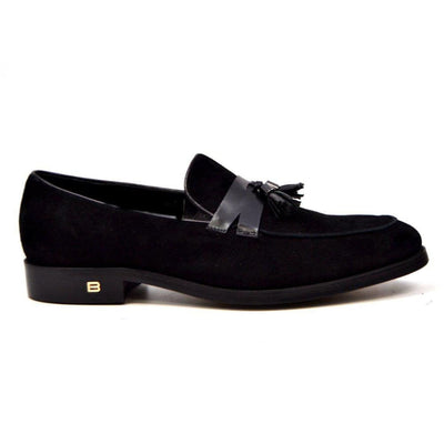 British Walkers Space Men's Elegant Suede Slip On Dress Shoes
