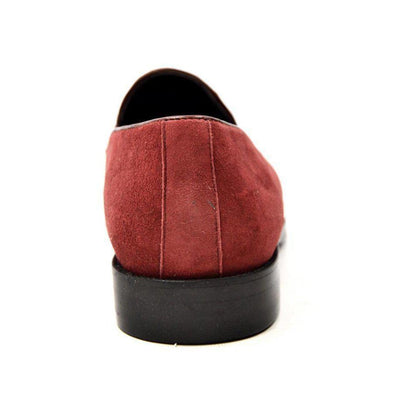 British Walkers Space Men's Elegant Suede Slip On Dress Shoes