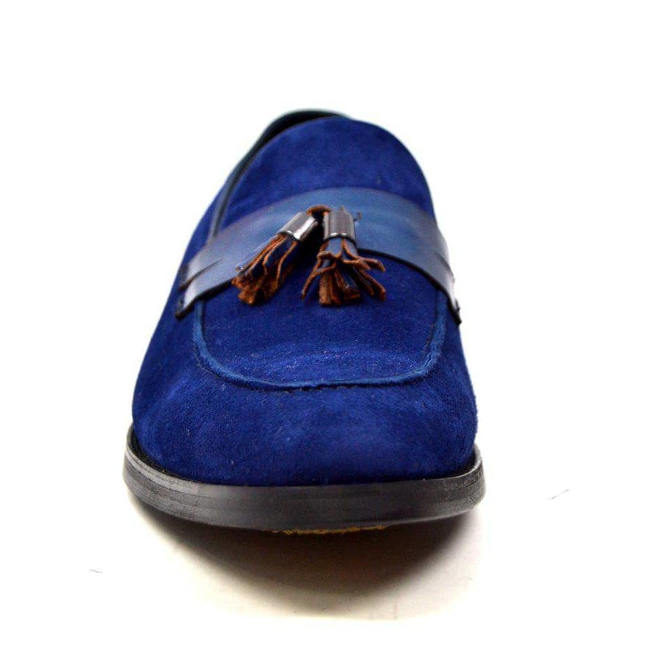 British Walkers Space Men's Elegant Suede Slip On Dress Shoes