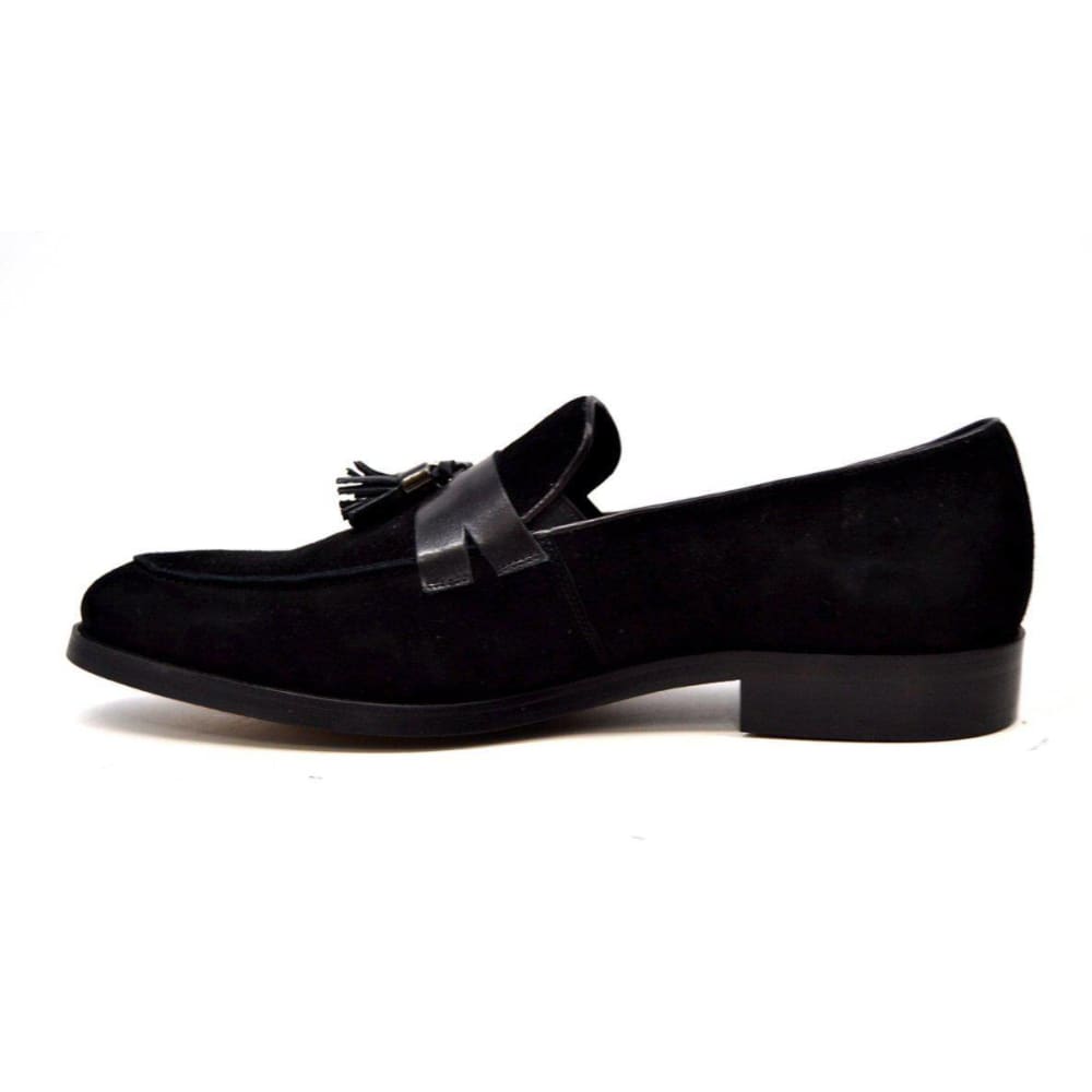 British Walkers Space Men's Elegant Suede Slip On Dress Shoes