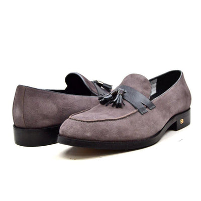 British Walkers Space Men's Elegant Suede Slip On Dress Shoes