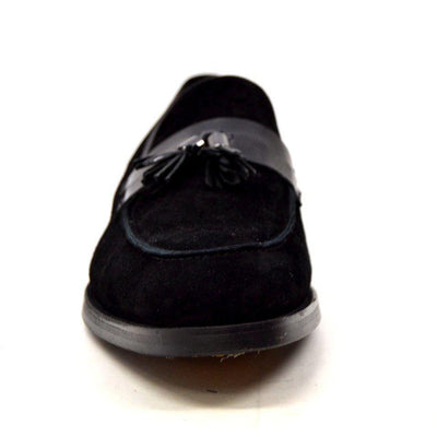 British Walkers Space Men's Elegant Suede Slip On Dress Shoes