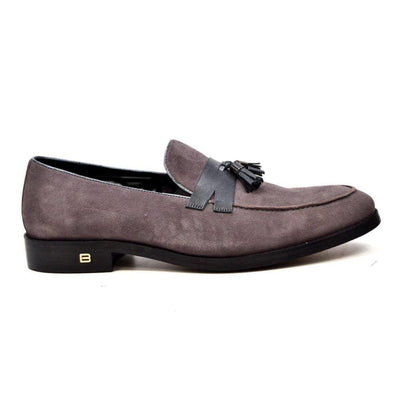 British Walkers Space Men's Elegant Suede Slip On Dress Shoes