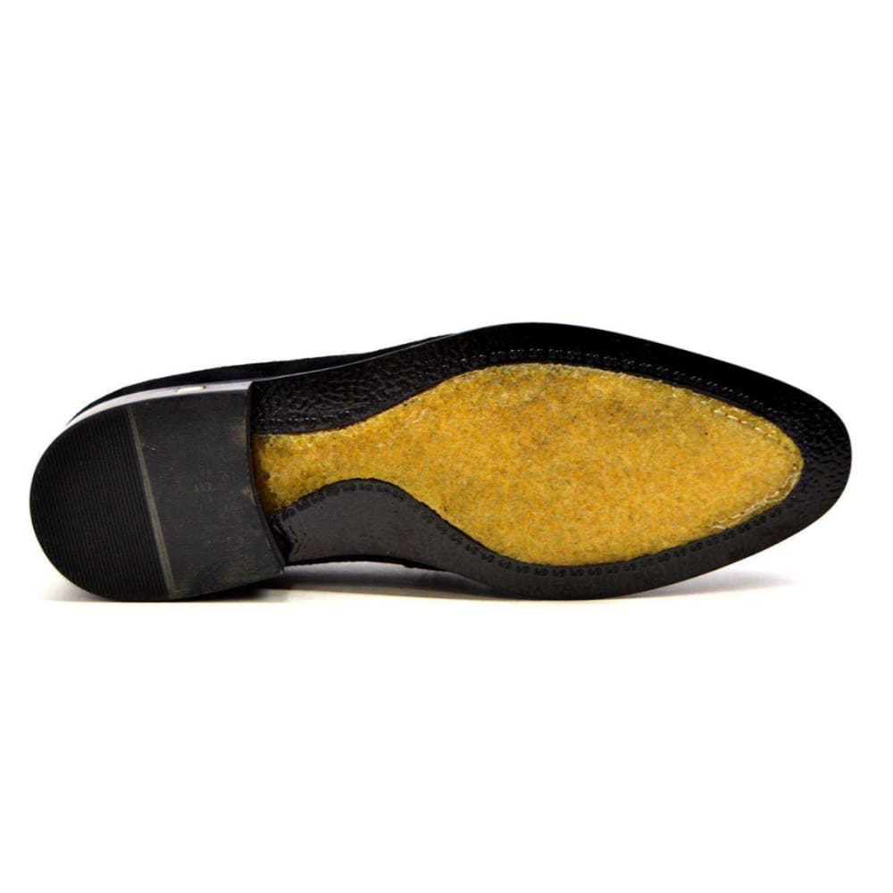 British Walkers Space Men's Elegant Suede Slip On Dress Shoes