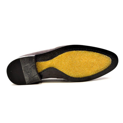 British Walkers Space Men's Elegant Suede Slip On Dress Shoes