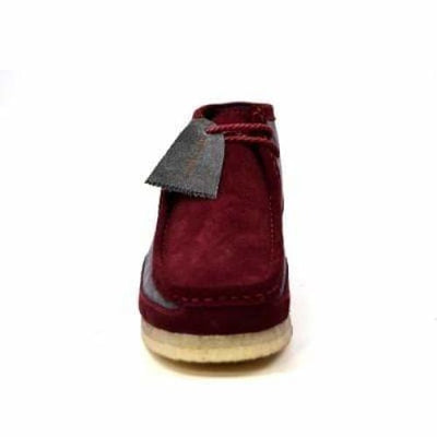 British Walkers Walker 100 Burgundy and Gray Suede Men’s Two Tone Chukka Boots