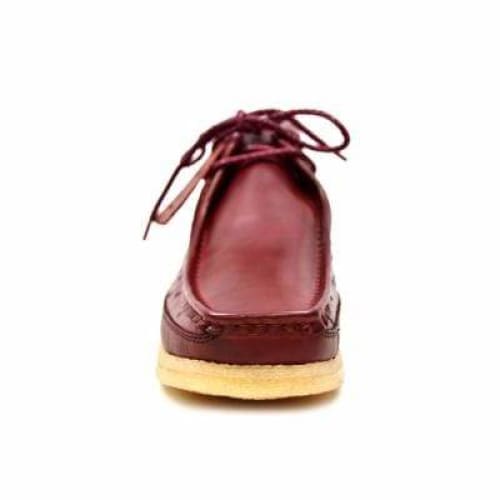 British Walkers Walker 100 – Burgundy Ostrich Leather Men’s Chukka Boot Exotic Prestige Craft with Timeless Luxe Power