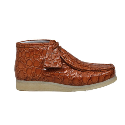British Walkers Walker 100 Croc Men’s Crocodile Leather Chukka Boots