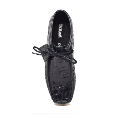 British Walkers Walker 100 Croc Men’s Crocodile Leather Chukka Boots