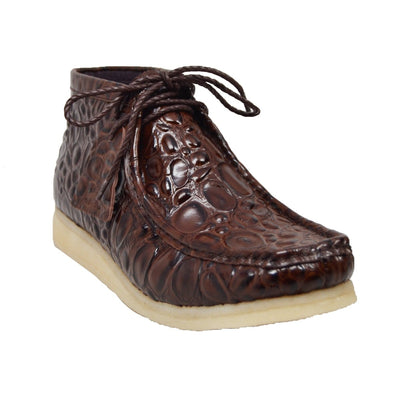 British Walkers Walker 100 Croc Men’s Crocodile Leather Chukka Boots