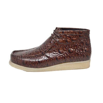British Walkers Walker 100 Croc Men’s Crocodile Leather Chukka Boots