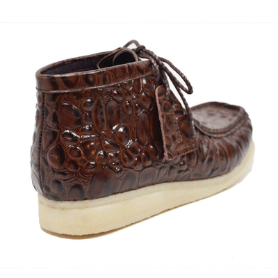 British Walkers Walker 100 Croc Men’s Crocodile Leather Chukka Boots