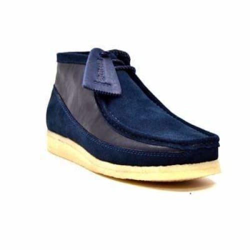 British Walkers Walker 100 – Navy Suede & Leather Men’s Chukka Boot Modern MixedMaterial Craft with Classic British Cool