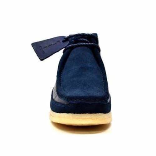 British Walkers Walker 100 – Navy Suede & Leather Men’s Chukka Boot Modern MixedMaterial Craft with Classic British Cool