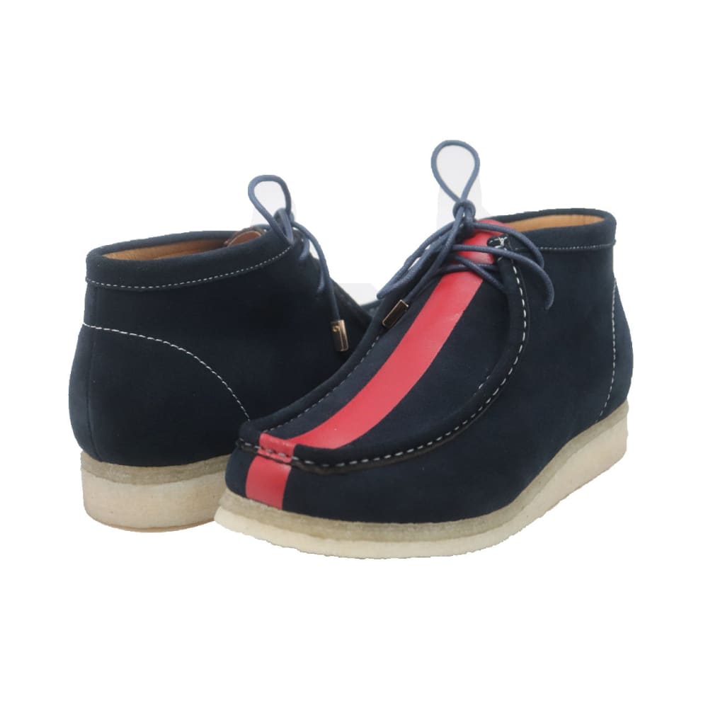 British Walkers Walker Stripe Men’s Striped Suede Limited Edition Chukka Boots Bold Heritage Style with Signature Street Appeal