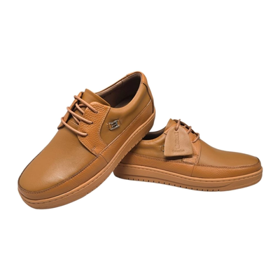 British Walkers Westminster 2 men's Canary Yellow sneakers, angled pair view