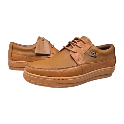 British Walkers Westminster 2 men's Canary Yellow sneakers, three-quarter pair view