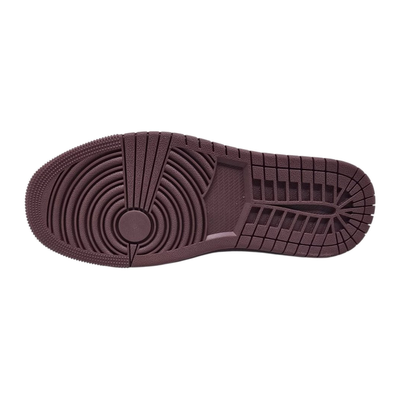 British Walkers Westminster 2 men's gray and burgundy sneakers, outsole tread view