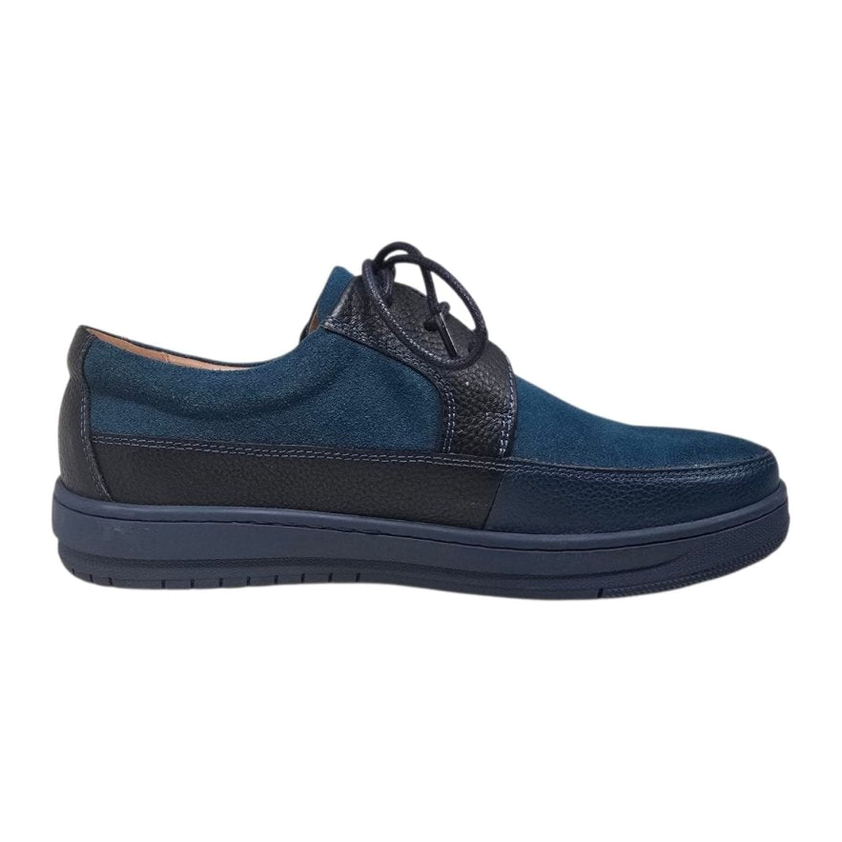 British Walkers Westminster 2 men's Pendant Blue and navy sneakers, inner side view