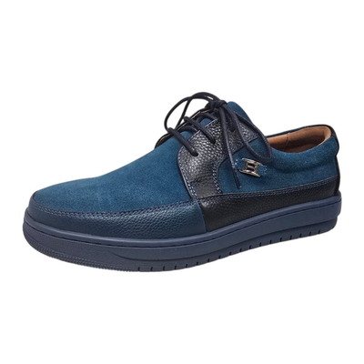 British Walkers Westminster 2 men's Pendant Blue and navy sneakers, outer side view