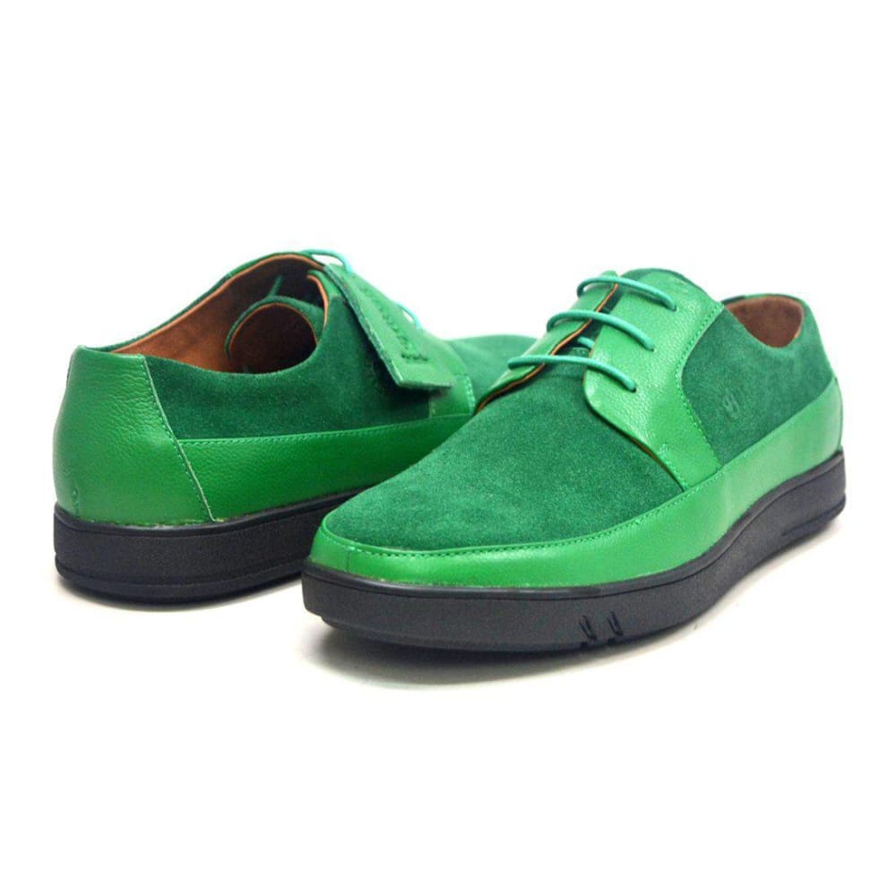British Walkers Westminster Bally Style Men’s Leather and Suede Low Top Sneakers