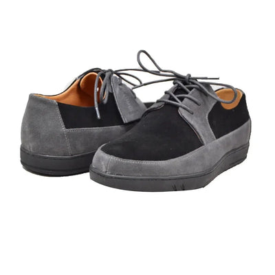 British Walkers Westminster Vintage Bally Style Men's Leather and Suede Low Top Sneakers