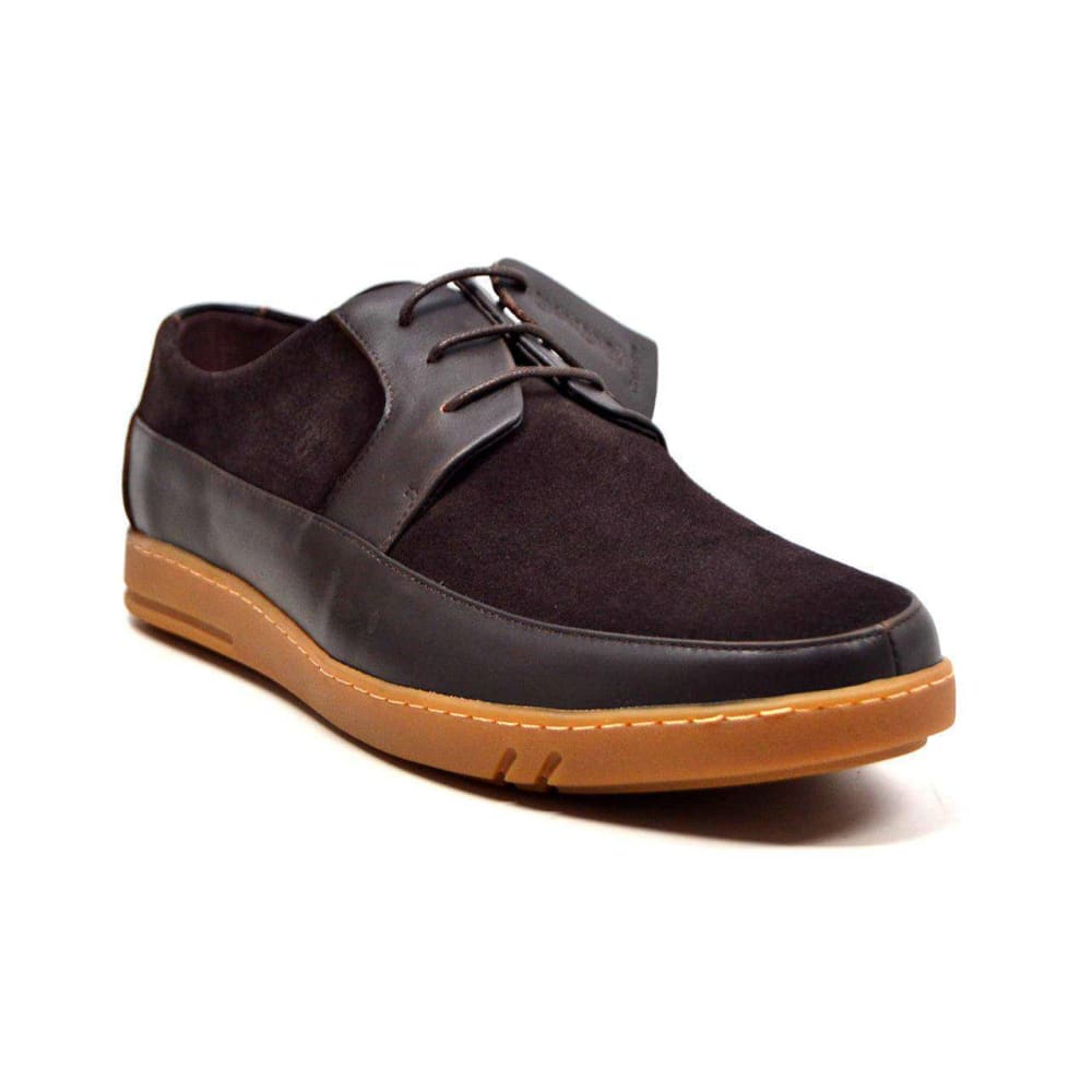 British Walkers Westminster Vintage Bally Style Men's Leather and Suede Low Top Sneakers