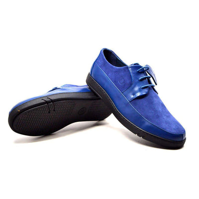 British Walkers Westminster Vintage Bally Style Men's Leather and Suede Low Top Sneakers
