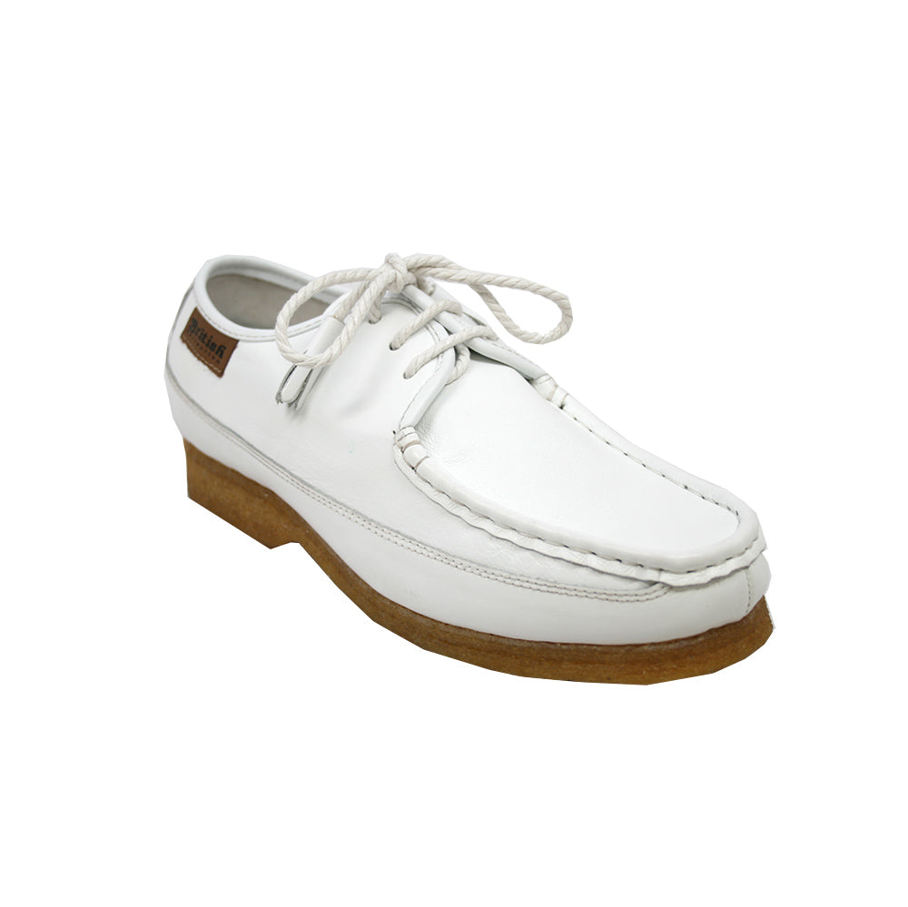 British Walkers White Affair Men's All White Leather Shoes view 9