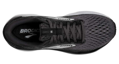 Brooks Ghost 16 Women’s Neutral Road Performance Running Shoe Black Grey White 1204071B090