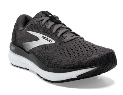 Brooks Ghost 16 Women’s Neutral Road Performance Running Shoe Black Grey White 1204071B090