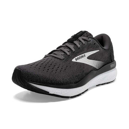 Brooks Ghost 16 Women’s Neutral Road Performance Running Shoe Black Grey White 1204071B090