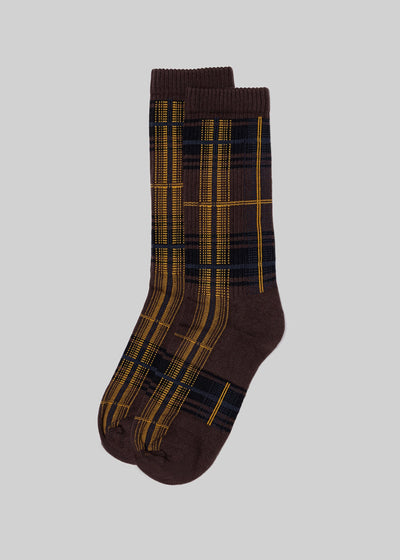 American Trench The McCallister Plaid Sock Socks side view