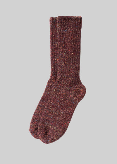 American Trench Women's Flecked Boot Sock Socks front view