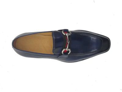 Carrucci Shoes Burnished Calfskin Slip On Loafer Calfskin KS50928R
