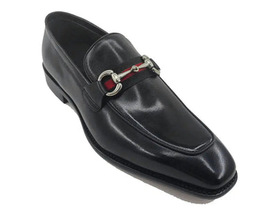 Carrucci Shoes Burnished Calfskin Slip On Loafer Calfskin KS50928R