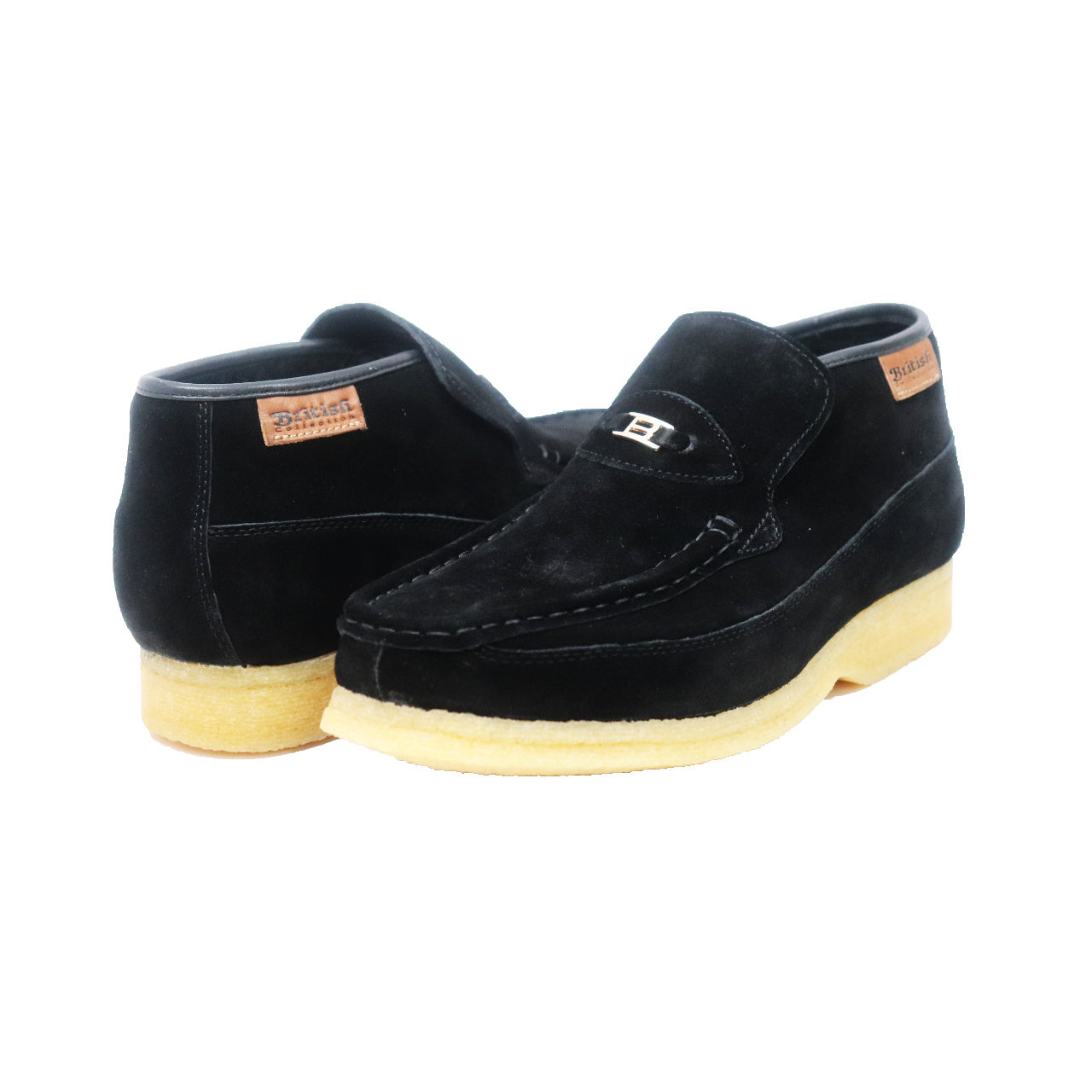British Walkers BWB Men's Suede Slip On Shoes view 14
