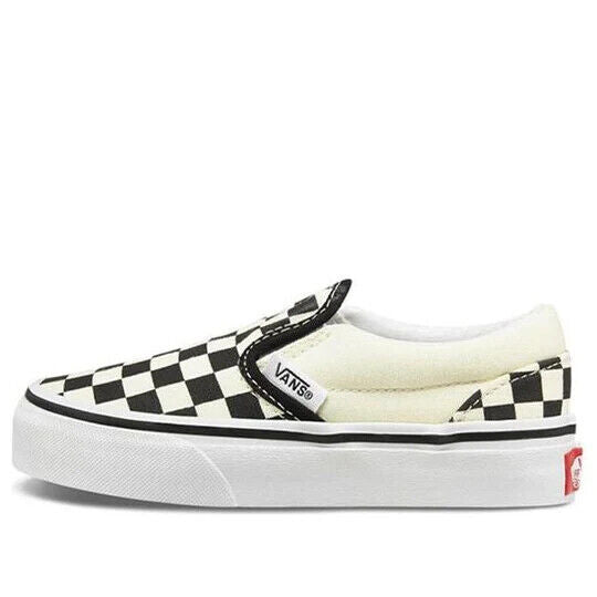 Vans Classic Kids' Sneakers — Black/White/Checkerboard