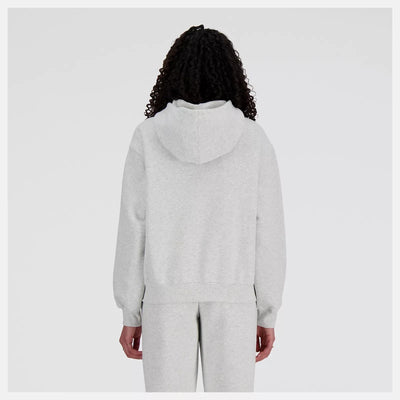 New Balance Sport Essentials Women's Pullover Hoodie — Gray