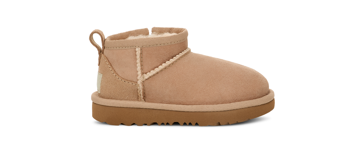 UGG Classic Ultra Mini Toddlers' (TD) Boots — Sand Sheepskin