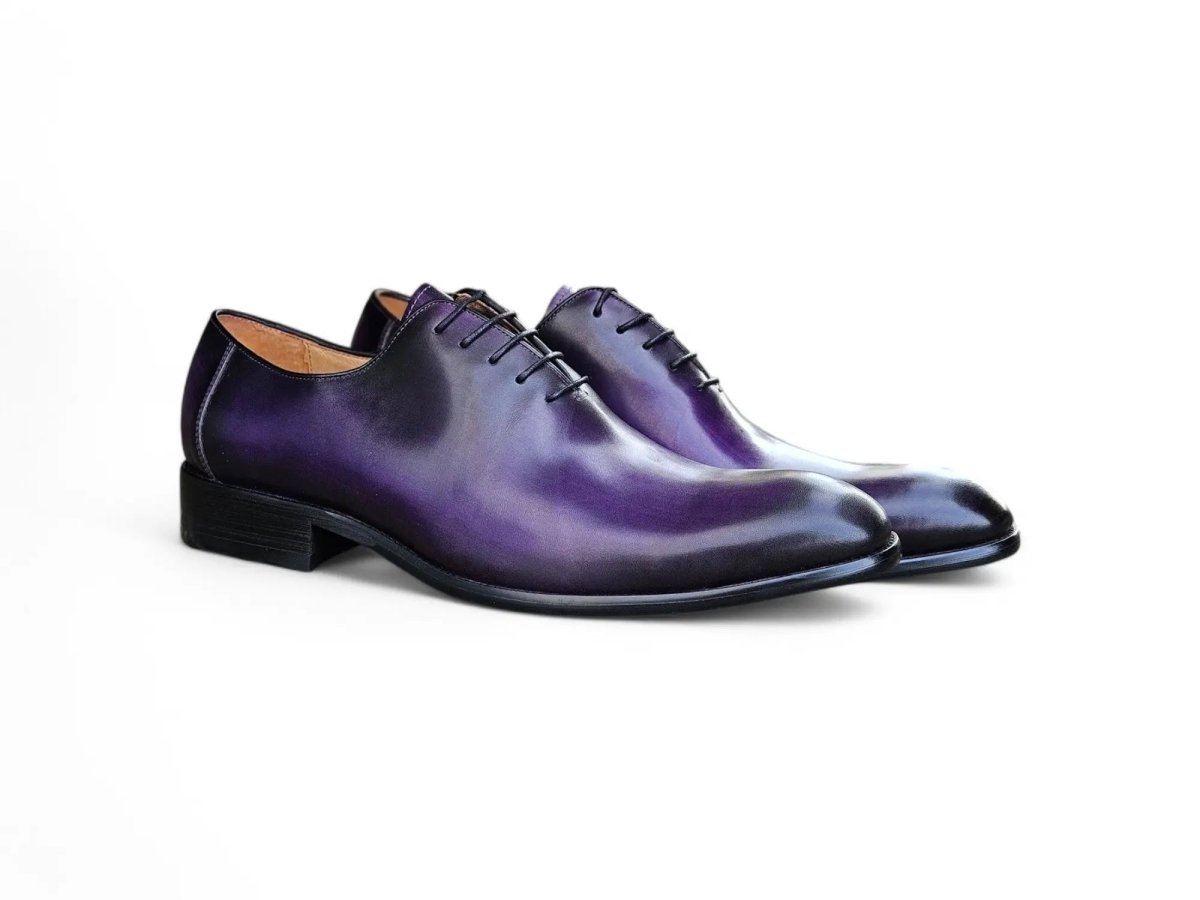 Carrucci Shoes Calfskin Whole Cut Lace Up Oxford Leather KS50512