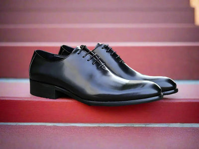 Carrucci Shoes Calfskin Whole Cut Lace Up Oxford Leather KS50512