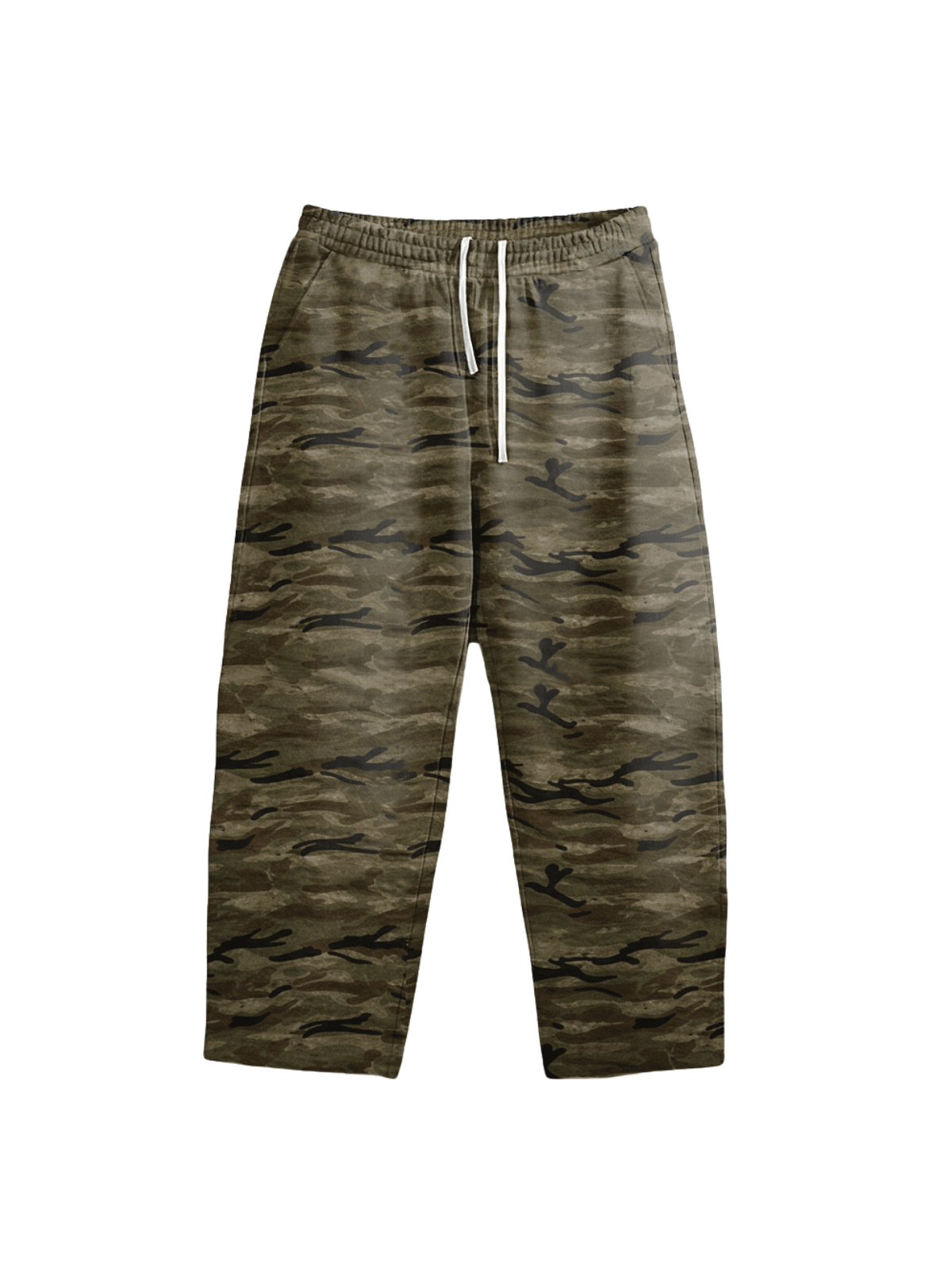 Apollo Moda  Camo Oversized Heavyweight Curved-Leg Sweatpants – product view 2
