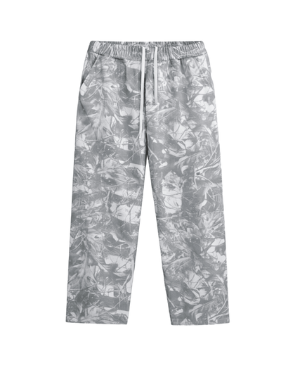 Camo Oversized Heavyweight French Terry Open-Hem Sweatpants