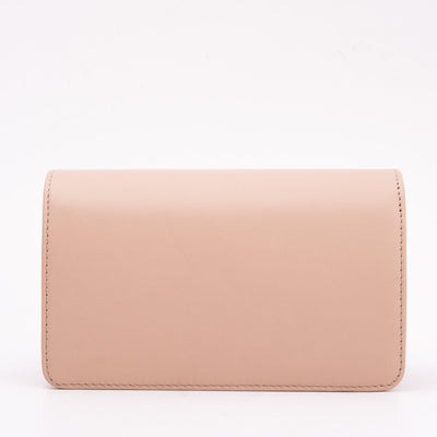 The Diva Beige Leather Handbag