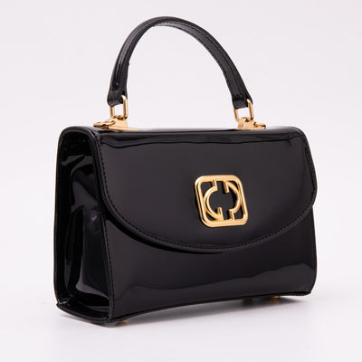 Vinci Leather The Rosalinda Black Leather Handbag – product view 4